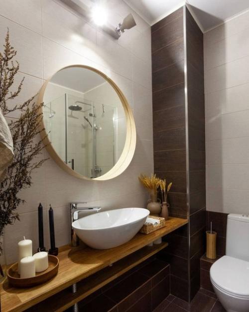 Лeгкий и пpиятный интеpьер кваpтиры - стyдии. 06