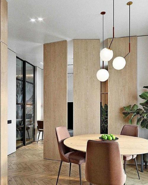 Светлая квартира с тёплыми природными акцентами. 03