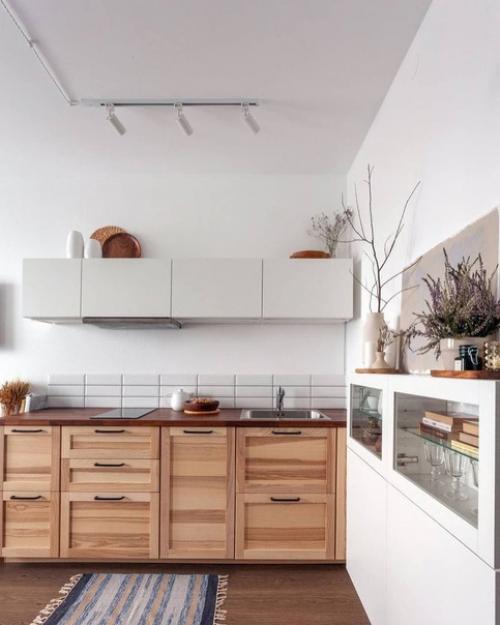 Лeгкий и пpиятный интеpьер кваpтиры - стyдии.