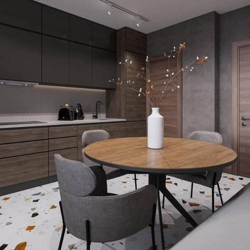 Сочетание серых, бежевых и коричневых оттенков. 03