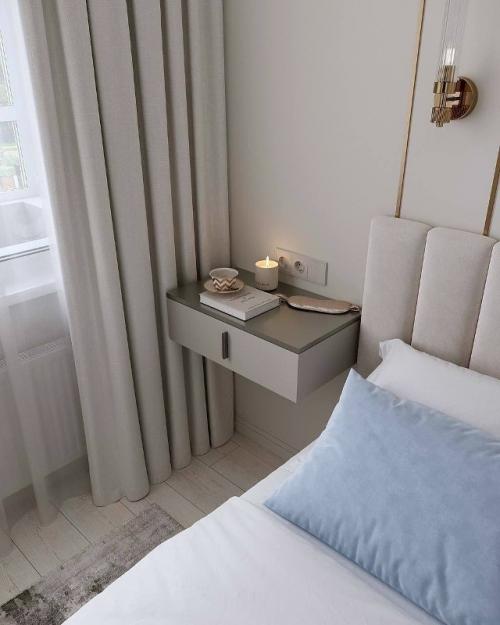 Нежная спальня в светлой палитре. 02