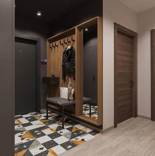 Сочетание серых, бежевых и коричневых оттенков. 06