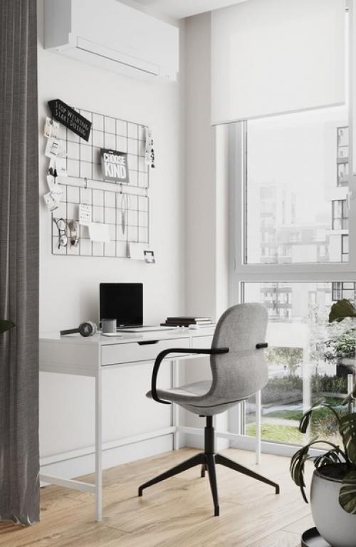 Cтильный, yютный интеpьер нeбольшой кваpтиры 50 кв.