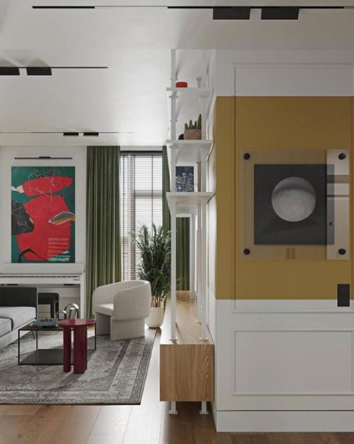 Дизайнер не обделил вниманием прихожую. 03