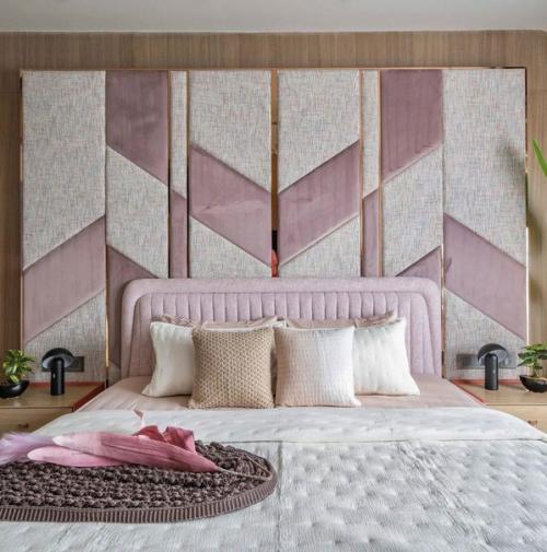 Нежная, ванильная спальная комната. 01