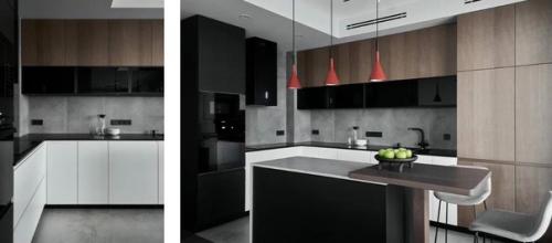 Просторная квартира со сдержанным интерьером для большой семьи. 04