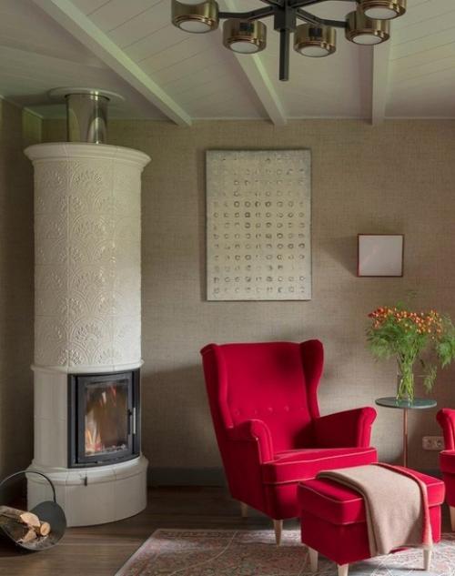 Яркий, необычный интерьер. 01