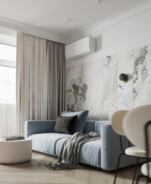 Светлый интерьер в бежевых оттенках. 02