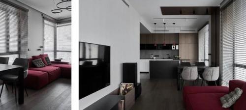 Просторная квартира со сдержанным интерьером для большой семьи. 02