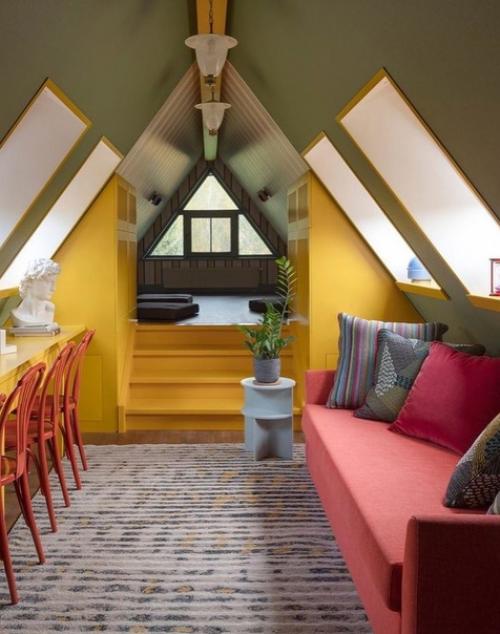 Яркий, необычный интерьер. 03