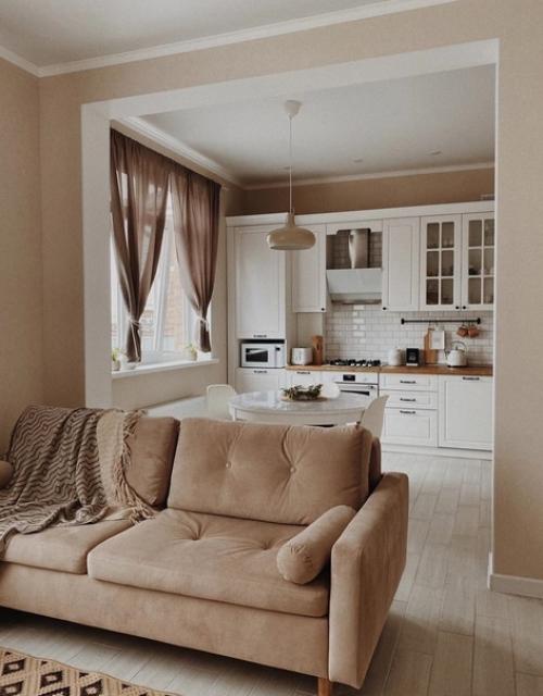 Светлые интерьеры смотрятся очень легко и воздушно.