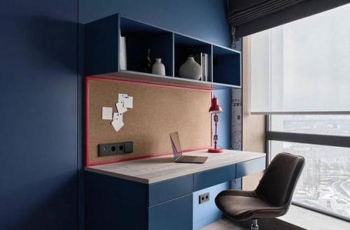 Просторная квартира со сдержанным интерьером для большой семьи. 05