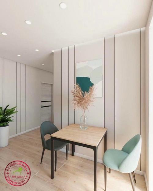 Это проект интерьера выполненный в спокойных, натуральных оттенках. 02