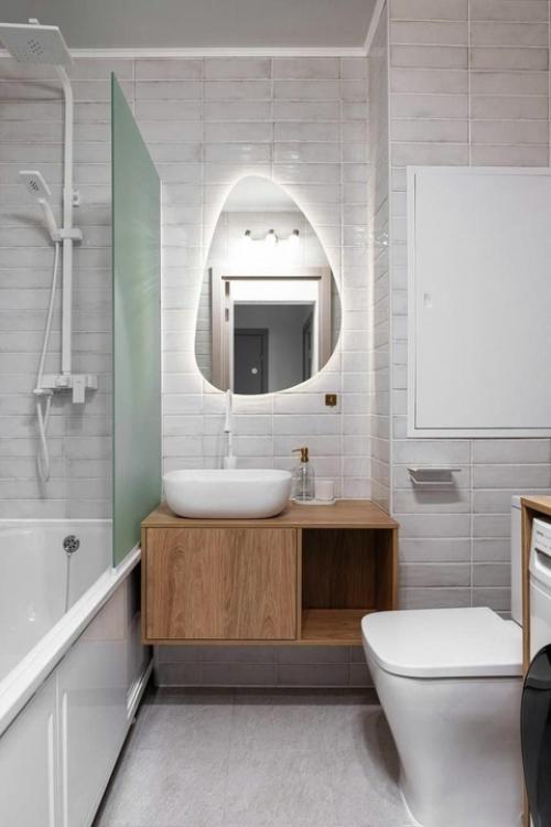 Уютная квартира в светлых тонах с небольшой площадью. 08