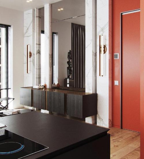 Интересный акцент на стене. 04