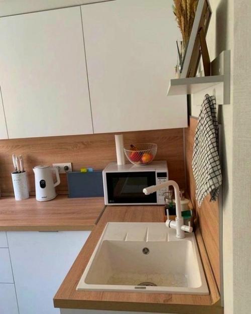 Маленькая кухня - это не проблема. 04