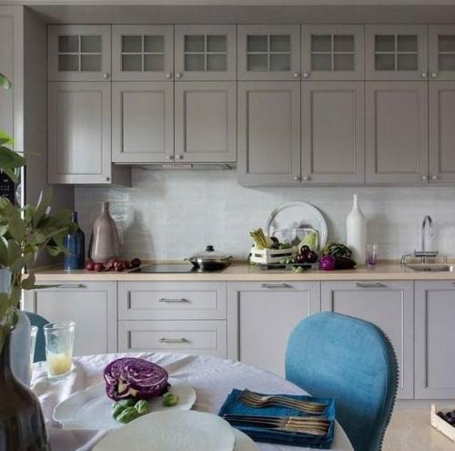 В этой квартире не меняли планировку при разработке дизайна.