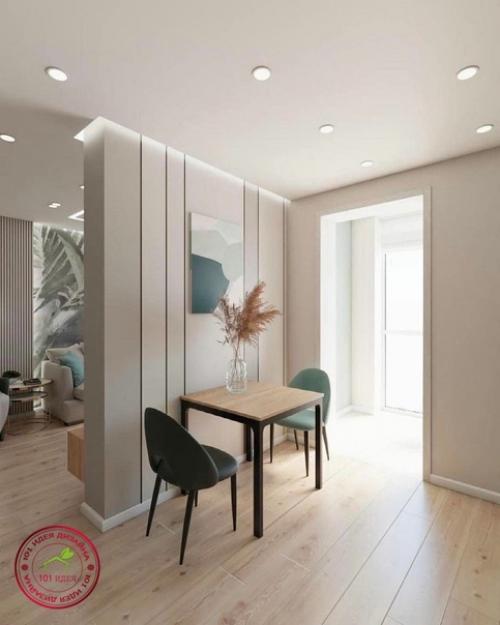 Это проект интерьера выполненный в спокойных, натуральных оттенках. 05