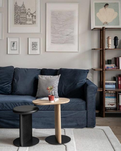 Квартира с необычным интерьером площадью 56 м 2. 03