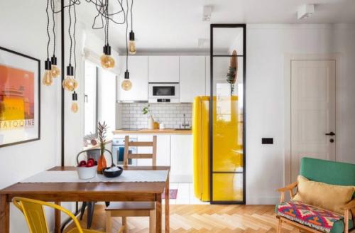 Небольшая квартира - студия.
