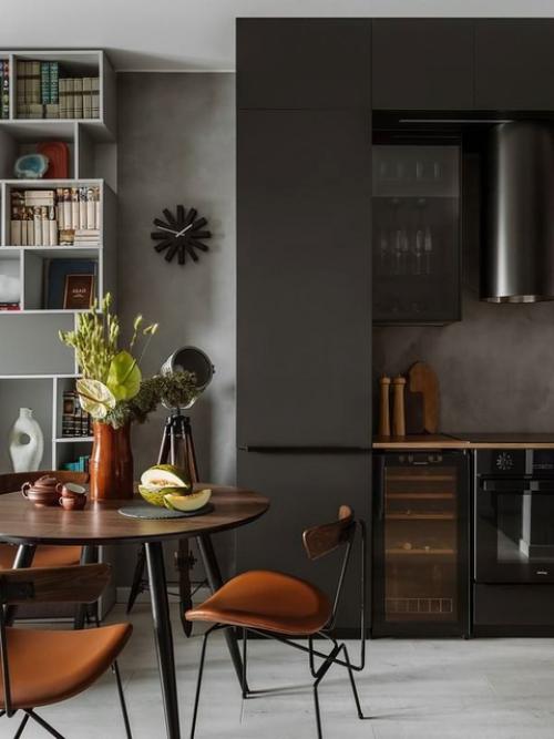 Интерьер с этническими акцентами для семьи дизайнера. 02