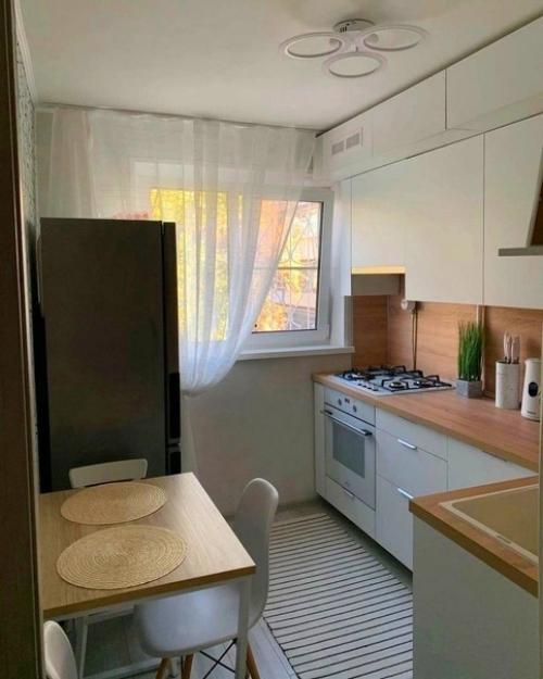 Маленькая кухня - это не проблема. 03