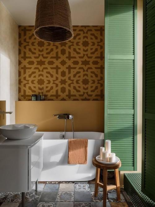 Интерьер с этническими акцентами для семьи дизайнера. 09