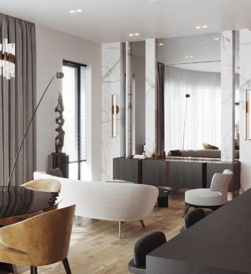 Интересный акцент на стене. 05