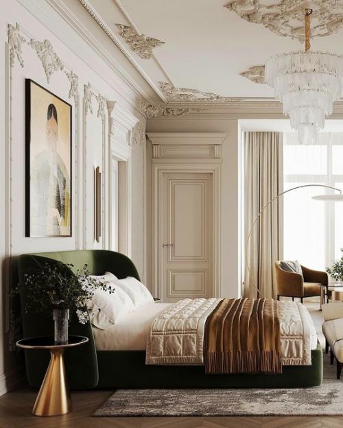 Спальня с теплыми акцентами в Новосибирске. 06