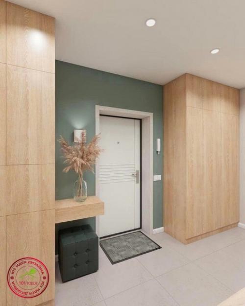 Это проект интерьера выполненный в спокойных, натуральных оттенках. 08