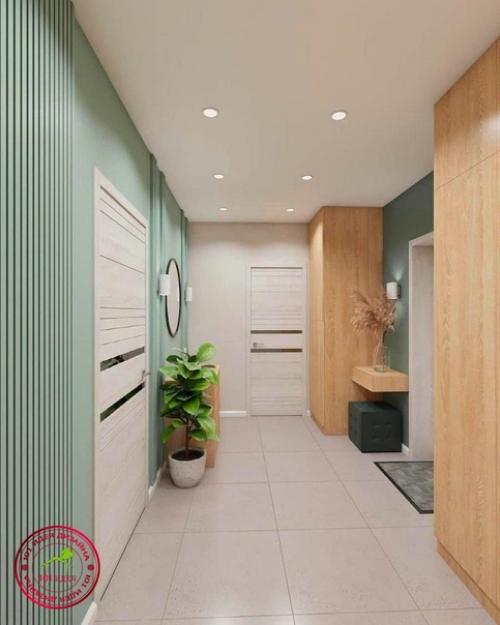 Это проект интерьера выполненный в спокойных, натуральных оттенках. 07