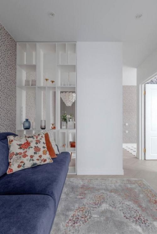 Светлая, практически белоснежная квартира. 07