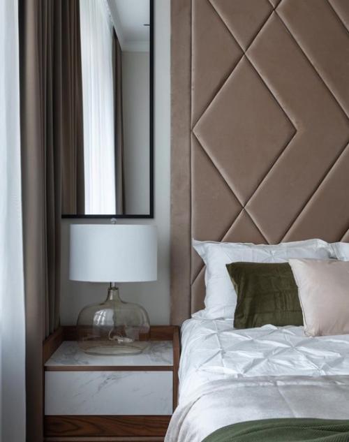 Реализованный проект оформления спальни. 03