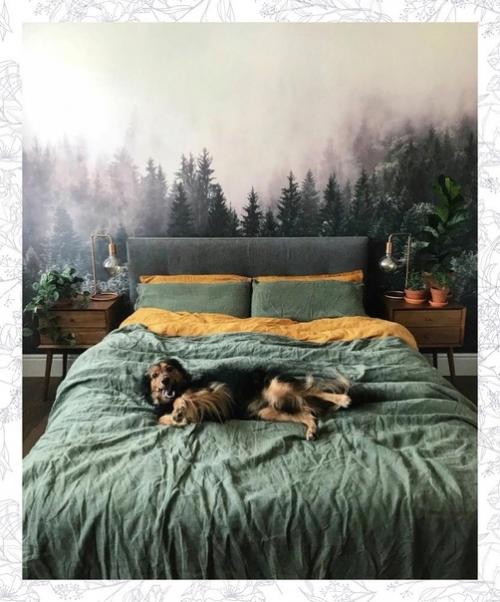 Обои нереальные. Предположу что постельное бельё из варёного хлопка. 06