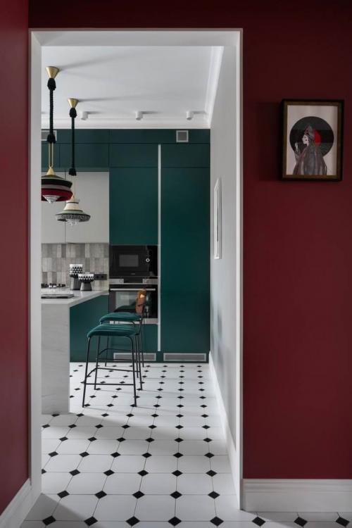 Квартира, в которой каждая стена - как фон для будущих картин. 03