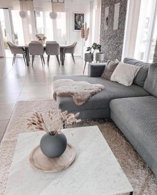 Оформление дома в светлых домах. 07