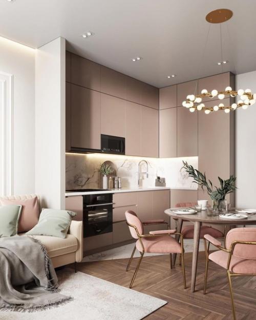 Двушка оформленная на небольшой площади.