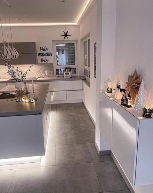 Оформление дома в светлых домах. 05