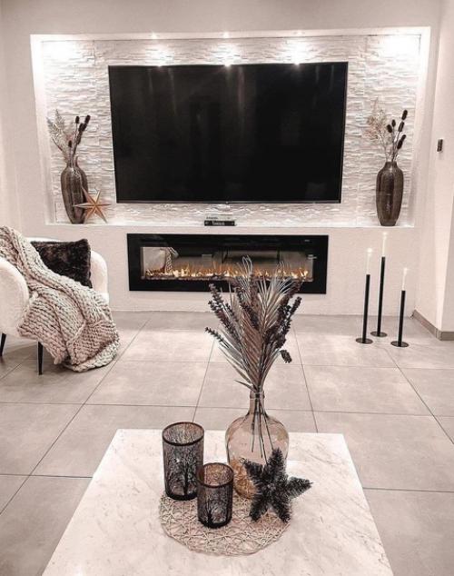 Оформление дома в светлых домах. 02