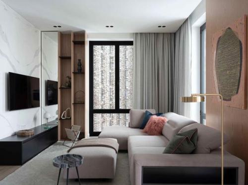 Интерьер очень простой, но красивый и функциональный. 02