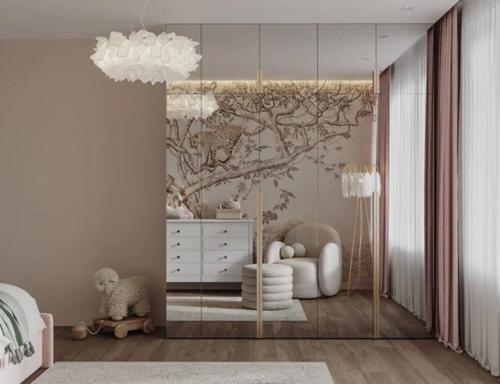 Детская в пастельных тонах с вау - эффектом. 01