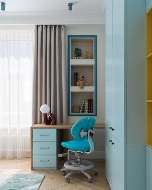 Какая красивая детская комната, оформлена со вкусом. 02