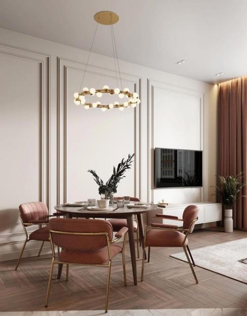 Двушка оформленная на небольшой площади. 03