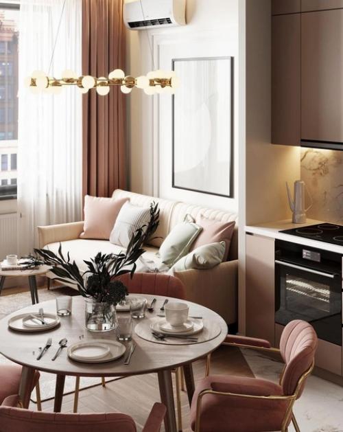 Двушка оформленная на небольшой площади. 04