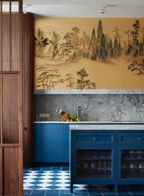 Необычный дизайн кухни. 01