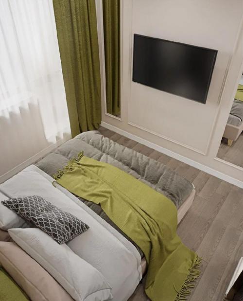 На 16 м 2 удалось разместить. 05