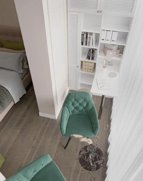 На 16 м 2 удалось разместить. 04