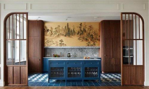 Необычный дизайн кухни. 02