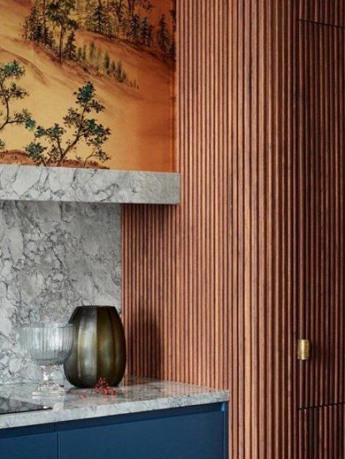 Необычный дизайн кухни.