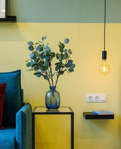 Бюджетный ремонт, но посмотрите какой яркой и сочной получилась квартира. 03